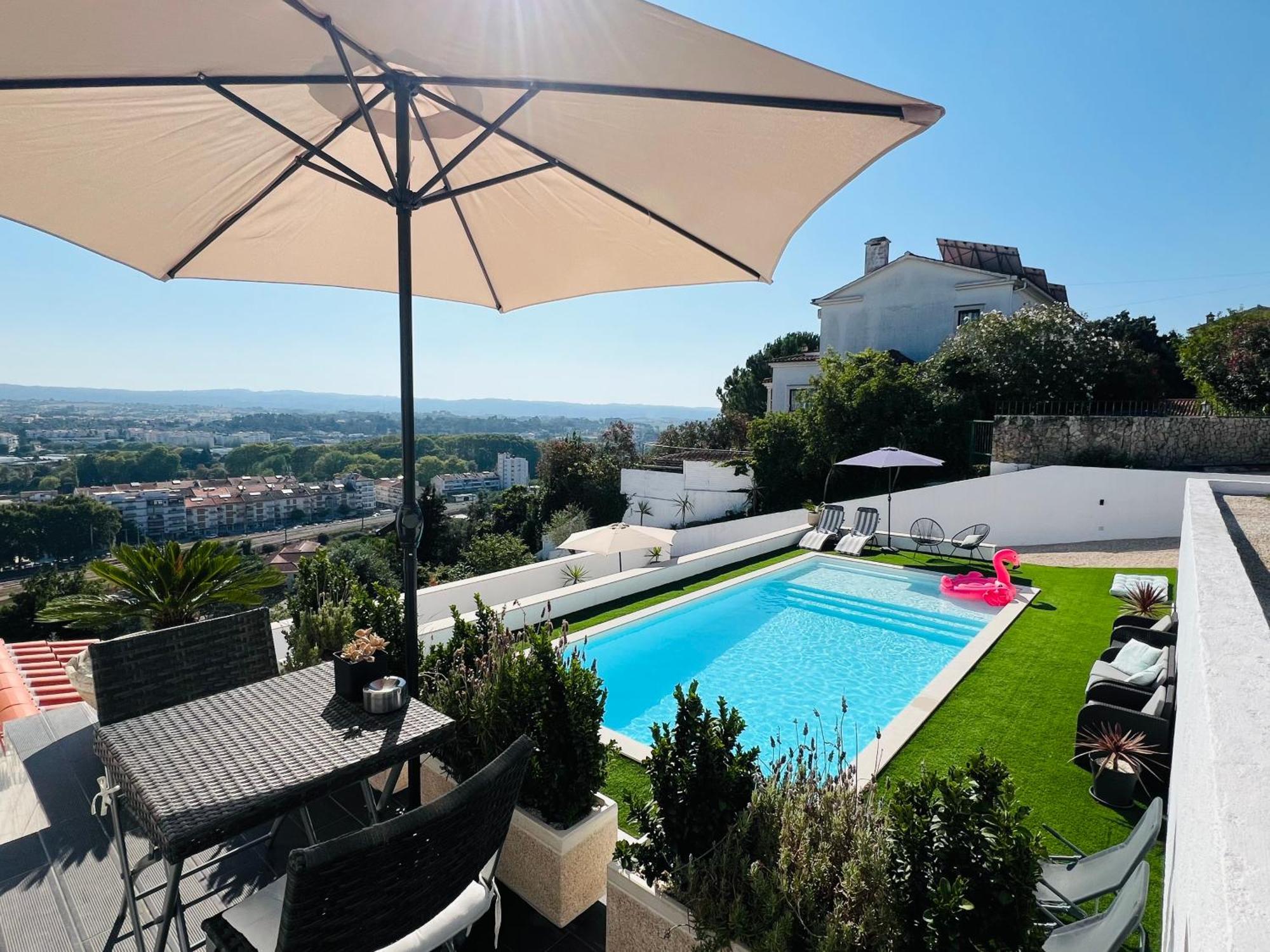 Vila Pombal Tomar Apartments - Pool & City Views מראה חיצוני תמונה